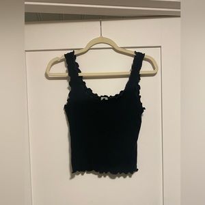 🖤Y2K Vintage Black Crop Top